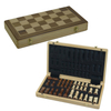 Sonny High End Walnut Wood Folding Chess Set Box for Children for Entertainment
