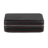 Portable Leather Cigar Holder Travel Humidor Case Hold 4 Cigars