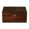 100 CT Luxury High Gloss Ebony Cedar Wood Custom Made Retail Cigar Cabinet Humidor