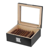 25 Antique Glass Affordable Desktop Caja Humidor Cigar Box Display