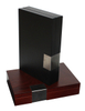 2023 Sonny Premium Black Wooden Perfume Box Packaging Case MDF