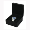 Sonny Dark Blue / Black Leather Box for Watch Cheap Single PU Watch Packaging Box with Logo Custom