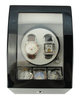 Sonny Black Ebony 5 Slots High Glossy Wooden Watch Winder Display Box for Automatic Watches