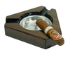 Sonny Custom Wholesale Luxury Gloss Triangle Walnut Wooden Cigar Ashtray