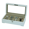 Sonny Custom Wholesale 4 Slots White Wooden Watch Storage Box for Men