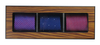 Sonny Custom Luxury Gloss Lacquered Walnut Wooden Men Tie Box for 3 Ties Organizer