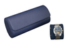 Sonny High Quality Custom Blue Leather 3 Watch Roll Travel Case with Fixable Pillow