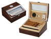 Top Sales Fashionable Large Wooden Cigar Humidors Desktop Cigar Case