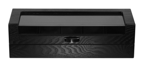 Sonny Modern Luxury 5 Slots Black Wooden Watch Box With Acrylic Window