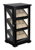 Sonny OEM 3 Trays 18 Slots Collection Solid Wood Veneer Organizer Box Watch Display Cabinet