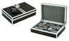 Sonny Watch Box Black Wooden Piano Lacquer Watch Organizer Storage Box for Men