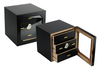 Sonny Exquisite Wooden Lacquer Humidor 75 Counts Cigar Cabinet Wood Cigar Box With Three Drawers