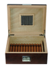 Wooden Cigar Humidor Storage Box for 25-50 Cigars Holders Keeping Cigar Humidity Cabinet Antique
