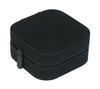 Sonny 2023 New Style Black PU Leather Jewelry Case Portable Packaging Case With A Mirror