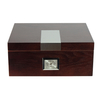 Wooden Cigar Humidor Storage Box for 25-50 Cigars Holders Keeping Cigar Humidity Cabinet Antique