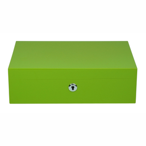 Sonny High End Luxury Glossy Wood Jewelry Packaging Box Organizer for Watch Cufflinks Rings Bracelet Studs Storage with Mirror