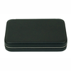 Sonny Black Lichee Pattern PU Leather Watch Band Box Watch Strap Holder for 12 Straps Storage
