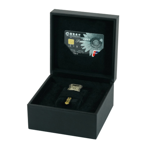 Sonny Customization Single Leather Key+Card Box With A Bandage For Men Or Women