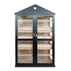 Sonny Custom High End 4000 CT Double Door Large Mahogany Wood Cigar Humidor Display Cabinet