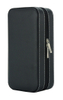 Sonny Personalized Luxury 2 slots zipper watch travel case PU leather storage case portable for daily use