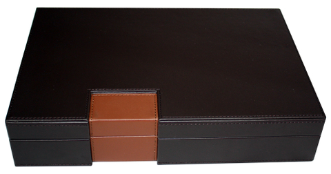 Sonny Case Double Color Leather Perfume Box Custom Logo 1 Slot