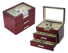 Sonny Case 30 Slot Wooden Mens Valet Watch Boxes Xmas Gift for Watches Collection
