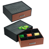 Sonny Custom 9 Compartment Leather Tea Bag Box Luxury Gift Packaging