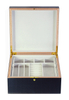 Popular High End Black Wooden Cufflink/Jewelry/Necklace/Accessories Storage Box for Women Girls