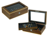 Sonny High End Personalized Luxury Walnut Wooden Pen Box for 20 Fountain Box