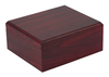 Cigar Humidor - Humidifier Storage Box with Seal Lid - Elegant Case Cherry Color- Holds 15-25 Cigars - Gift for Men