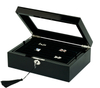 High Quality Men Large Display Wooden Cufflink Box for Storage Cufflinks