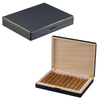 Sonny Custom Logo 10 CT Gloss Finish Carbon Fiber Wooden Cigar Humidor Box