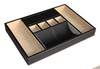 Wholesale Leather Bedside Storage Tray Desk Dresser Mens Valet Tray