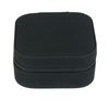 Sonny 2023 New Style Black PU Leather Jewelry Case Portable Packaging Case With A Mirror