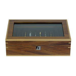 Sonny High End Personalized Luxury Walnut Wooden Pen Box for 20 Fountain Box
