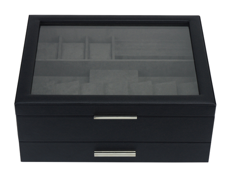 Sonny 2022 New Style Multi- function Men's Gift Collection Box for Folding Pocket Knife Watches Cuff Links Pens Wallet