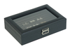Sonny Hot Selling Custom Design Fashionable Black Wooden 36 Pairs Cufflink Ring Box Best Gift for Men