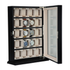 Sonny High End MDF Wood Black Watch Stand Display Holder 20 Watch Box Cabinet