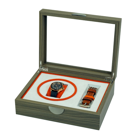 Sonny Custom Luxury Walnut Wooden Single Watch Box Case for Men