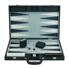 Sonny Custom 19 In Navy Blue Premium Leather Backgammon Set