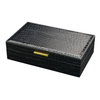 Sonny Custom Wholesale Luxury 10 Slots Crocodile Pattern Leather Watch Box for Men