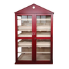 Sonny Custom High End 4000 CT Double Door Large Mahogany Wood Cigar Humidor Display Cabinet