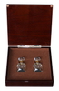Sonny Dark Brown Wooden Perfume Case Luxurious Gift Box - 30/57/100ml - Made in China