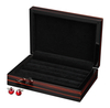 Sonny Cufflinks Box Custom Wooden Glossy High Quality Jewelry Storage Box for 16 Pairs Cufflinks