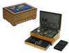 Luxury Watch Jewelry Storage Box Burl Wood Organizer Tray for Watch Cufflinks Ring
