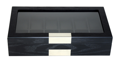 Sonny Christmas High-end Luxury 12 Slots Wooden Watch Storage Box for Display