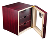Sonny Square Wooden Cabinet Humidor 3 Drawers Cigar Box for 75CT Cigars Custom Logo