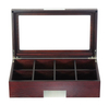 Sonny Wooden Tea Box 8 Compartments Cherry OAK Grain Veneer Tea Organizer Packaging Box