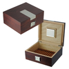 Wooden Cigar Humidor Storage Box for 25-50 Cigars Holders Keeping Cigar Humidity Cabinet Antique
