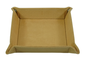 Sonny Custom Brown Real Leather Valet Tray Organizer for Men